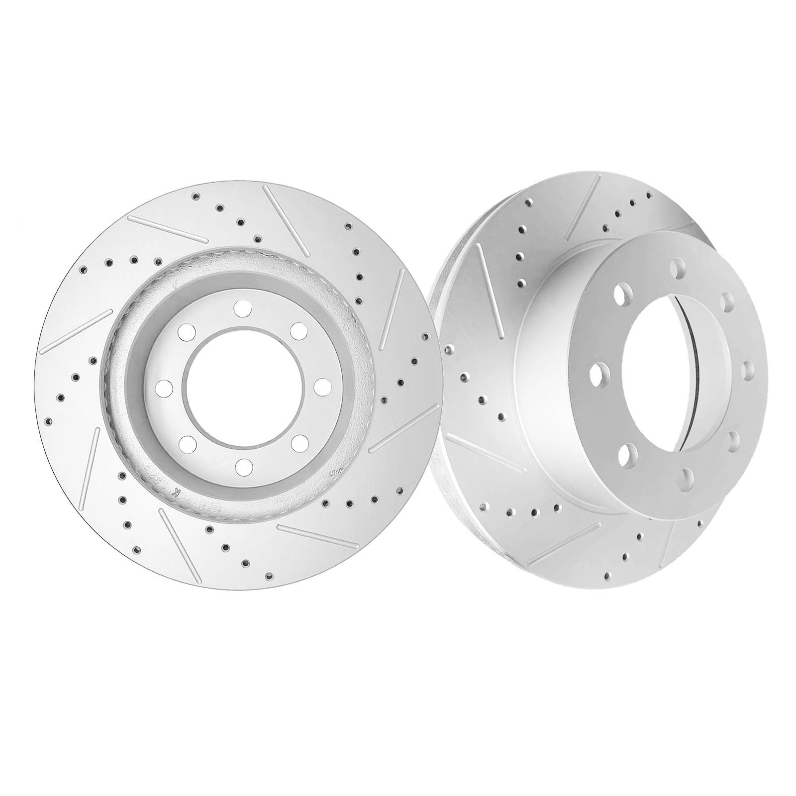 353mm Front Drilled & Slotted Brake Rotors Set for Dodge Ram 1500 2500 3500 8Lug