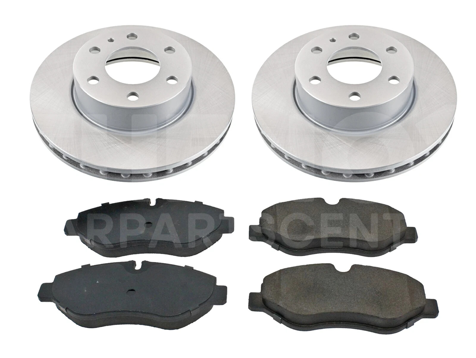 FOR IVECO DAILY 2.3 3.0 2009 – FRONT VENTED BRAKE DISCS AND PADS PAD 300MM