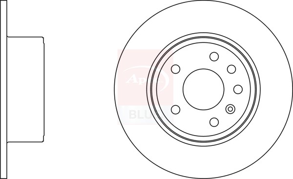 2x Brake Discs Pair Solid fits OPEL VECTRA B 2.0D Rear 99 to 03 286mm Set New