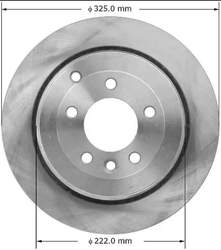 Disc Brake Rotor-Natural Rear Bendix PRT5947 New Open Box