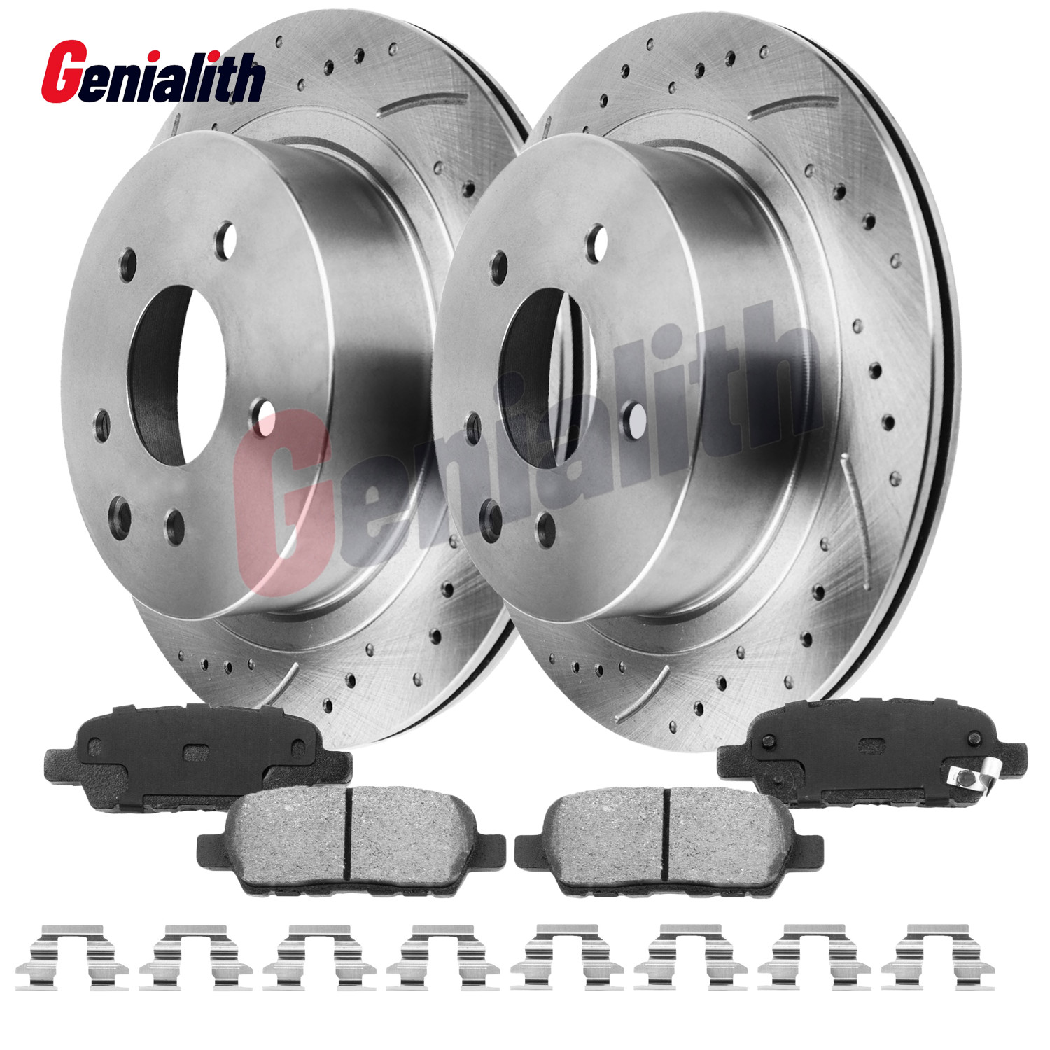 REAR Disc Brake Rotors + Ceramic Brake Pads for Nissan 350Z Rogue Infiniti G35