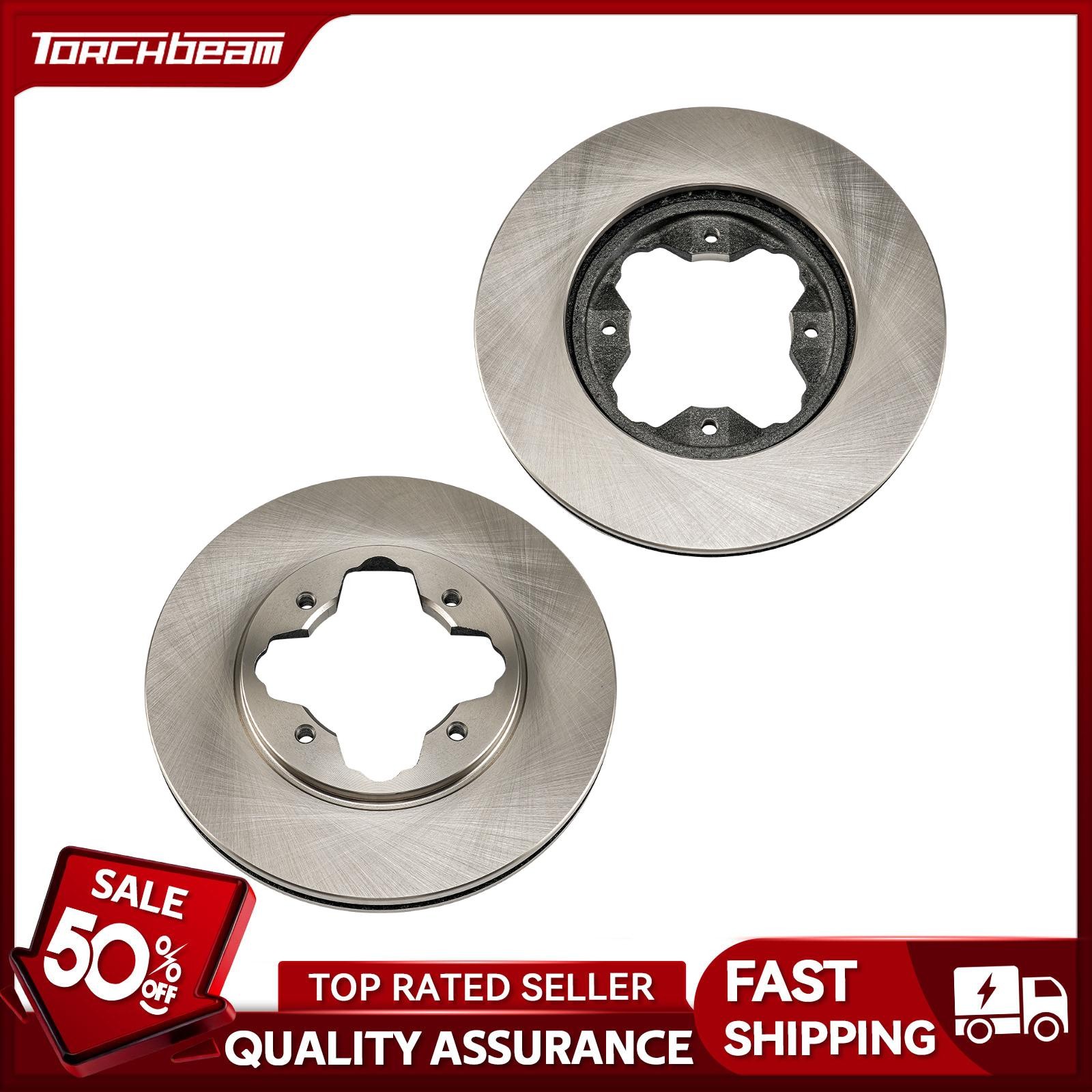 2Pcs Front Solid Brake Rotors for 1995-1997 Honda Accord 2.2L 1990-1994 Accord