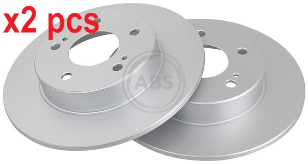 X2 PCS L&R SIDES FITS INFINITI I30 3.0 BRAKE DISC 17139 A.B.S.