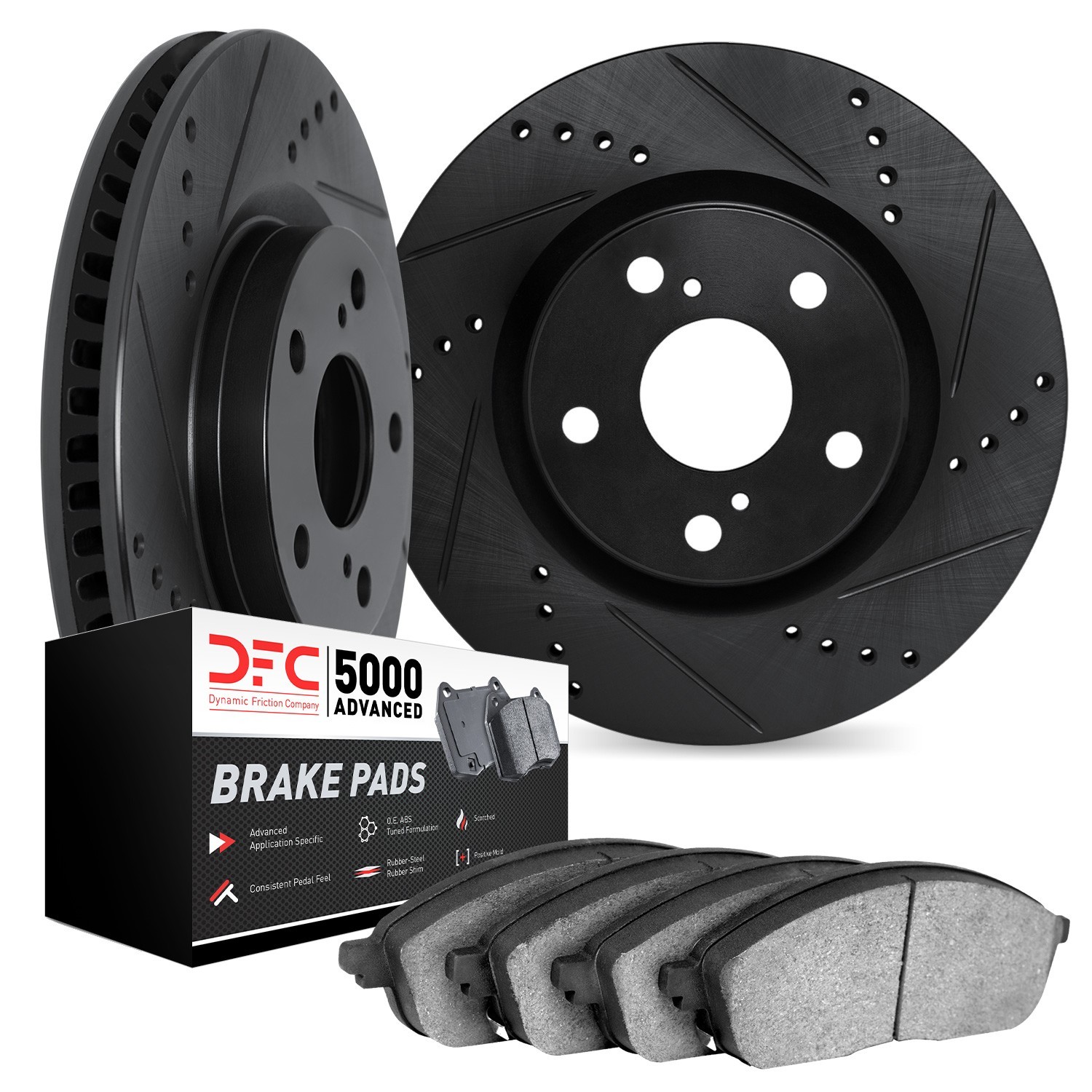 Dynamite Friction Disc Brake Kit for Subaru Impreza, Legacy 8502-13005