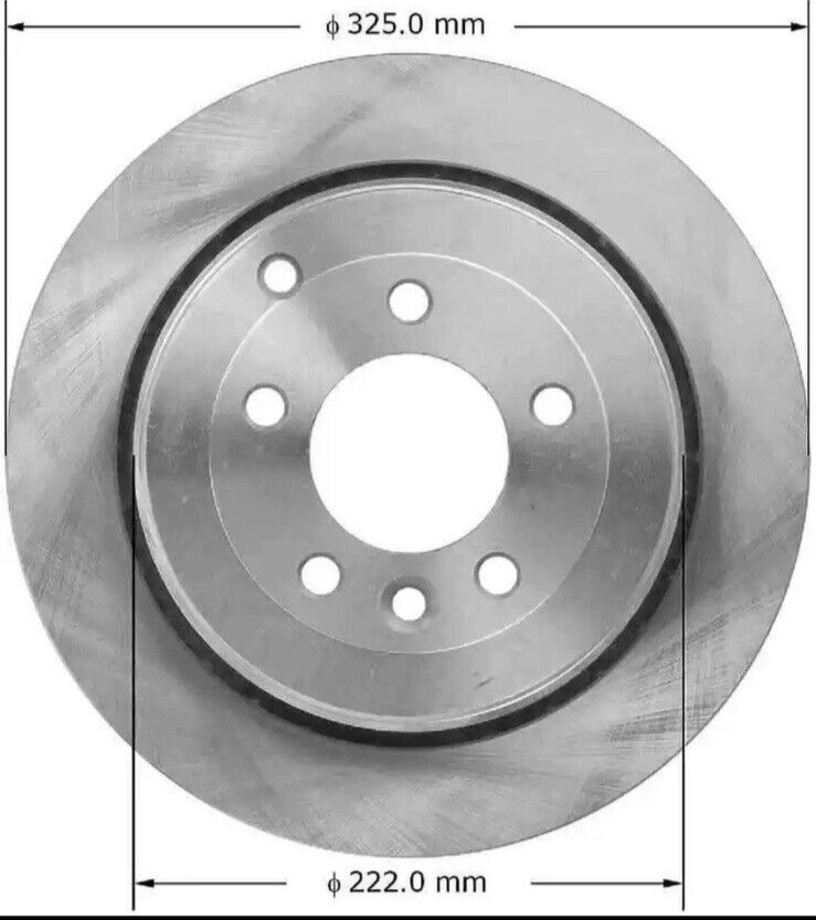 Disc Brake Rotor-Natural Rear Bendix PRT5947 New Open Box