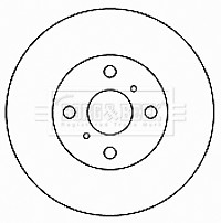 Borg & Beck 1x Brake Disc Pair BBD4167 – BRAND NEW – GENUINE – 5 YEAR WARRANTY
