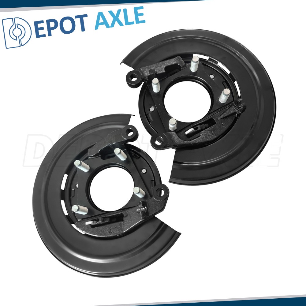 Rear Left & Right Loaded Brake Backing Plate For Ford 2005-2012 F-Series 926-272