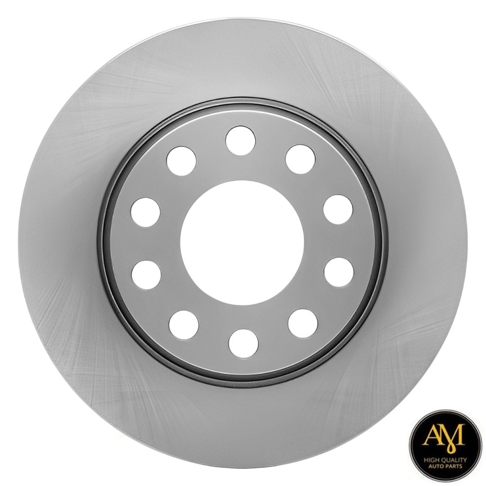 Rear Solid Disc Brake Rotors 2PCS Set For Audi A4 05-02; A4 Quattro 06-02; 255mm