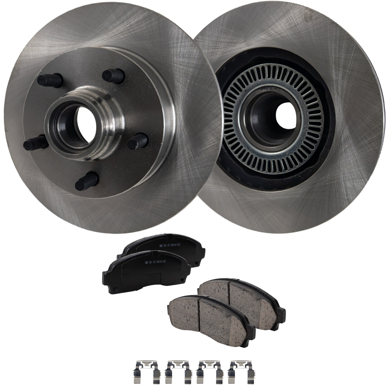 Brake Disc Rotor Kit Front For 2003-2009 Mazda B2300 B3000