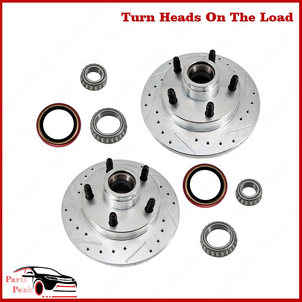 For 1974-1979 Mustang II 5 on 4-1/2 Inch Disc Brake Rotor and Bearing-Seal Kit