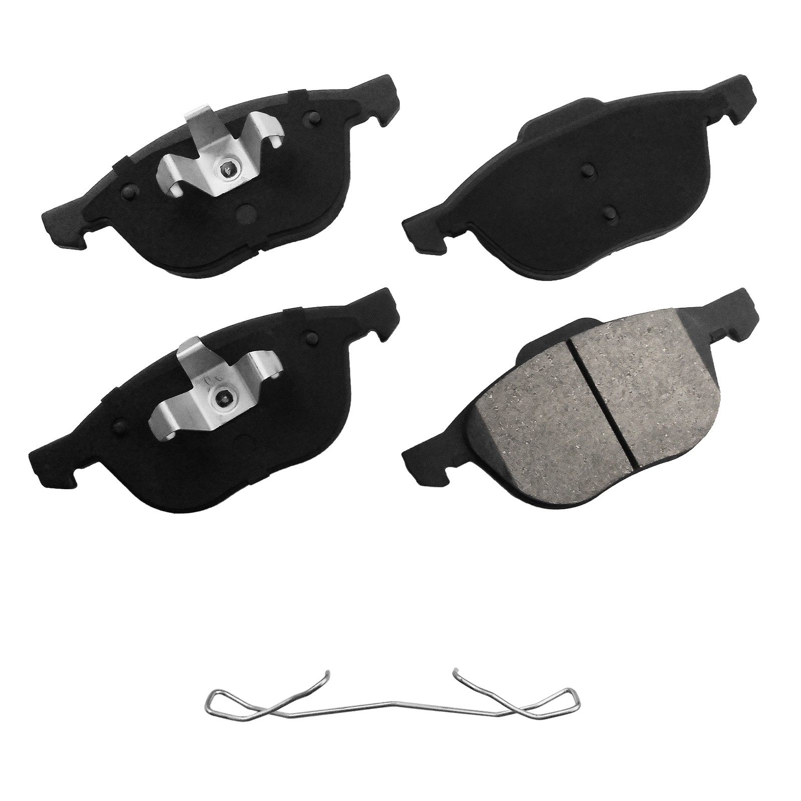 10.94” 278mm Front Disc Rotors Ceramic Brake Pads for Ford Focus Volvo C30 S40