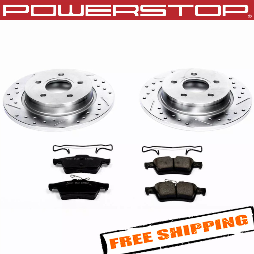 Power Stop K5975 1-Click Z23 Evolution Sport Brake Kit for 12-18 Ford Focus