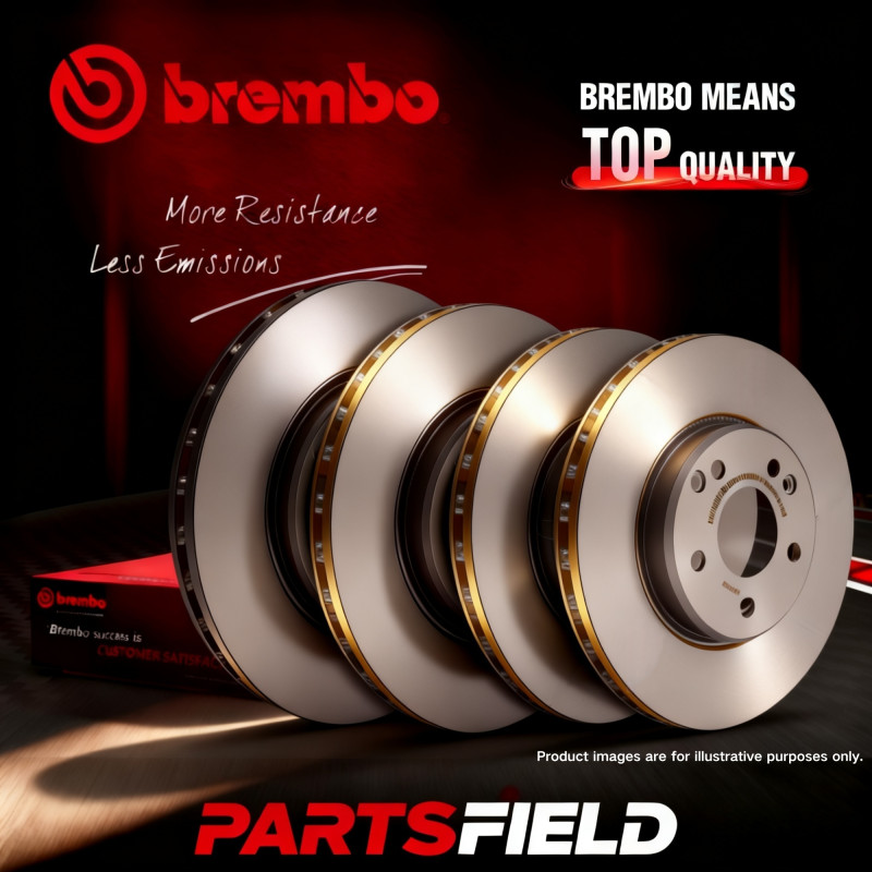 Full Set Brembo UV Coated Front&Rear Disc Rotors for Audi A5 8F7 8TA 2014-2016