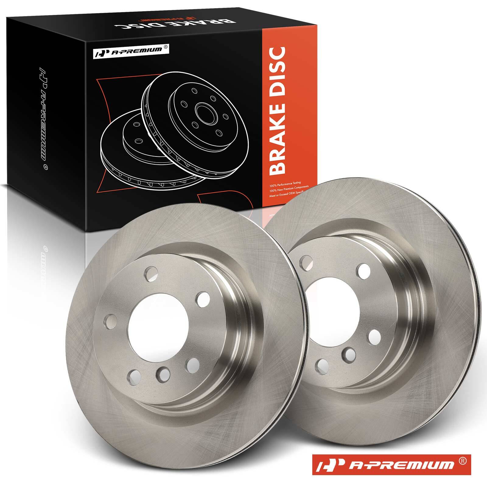 2x Disc Brake Rotors Rear for BMW 228i 228i xDrive 230i 230i xDrive 320i xDrive