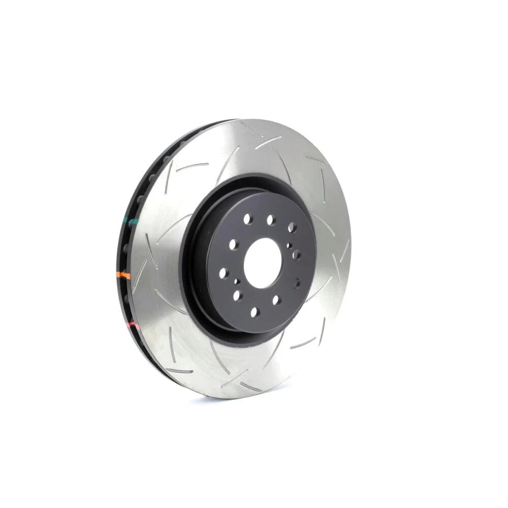 2 DBA Front 4000 Series Slotted Brake Rotors for STI 2004-2017 5×100 & 5×114.3