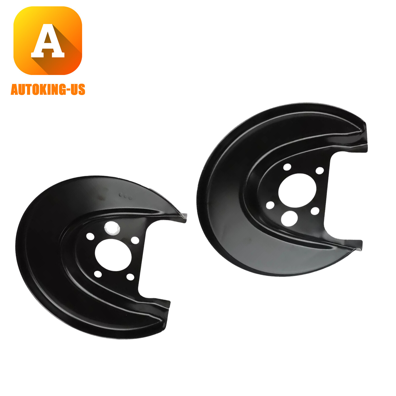 Right & Left Rear Brake Dust Shield for Volkswagen 2000-2004 Jetta Wagon Only