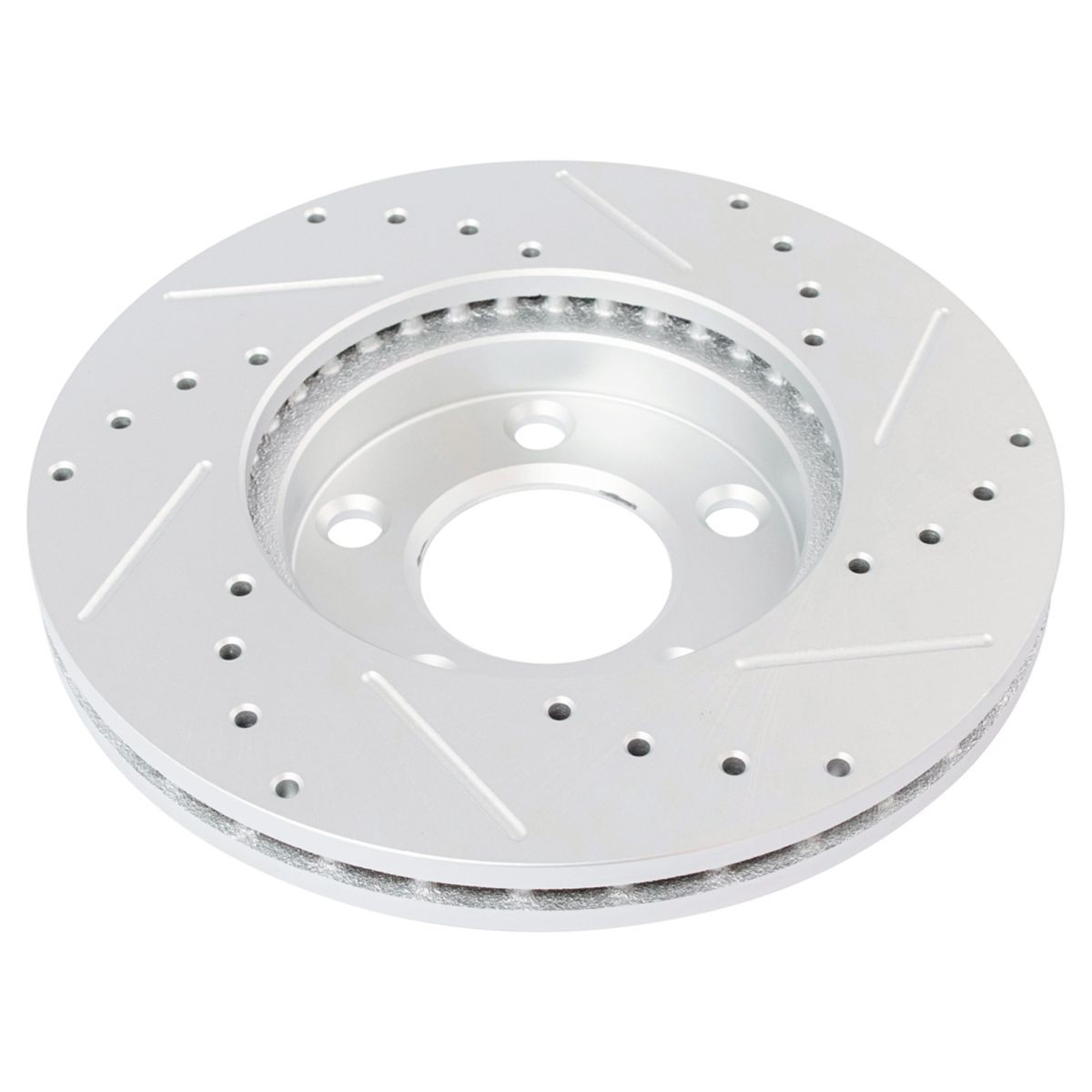 Front & Rear Performance Drilled Slotted Brake Rotor & Ceramic Pad Kit