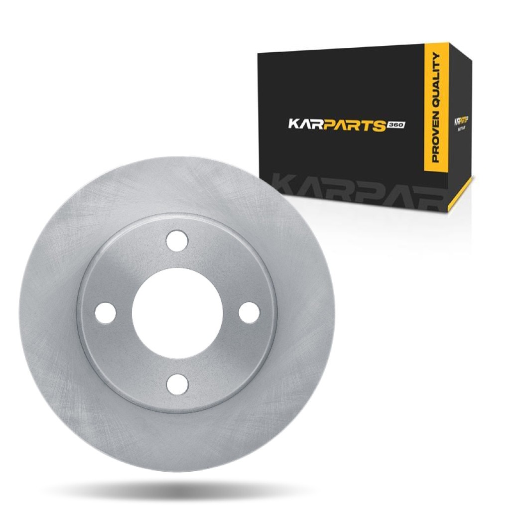 For Audi 90 Quattro 1993-1995 Brake Rotor Rear | Cast Iron | Solid | 4 Lug Holes