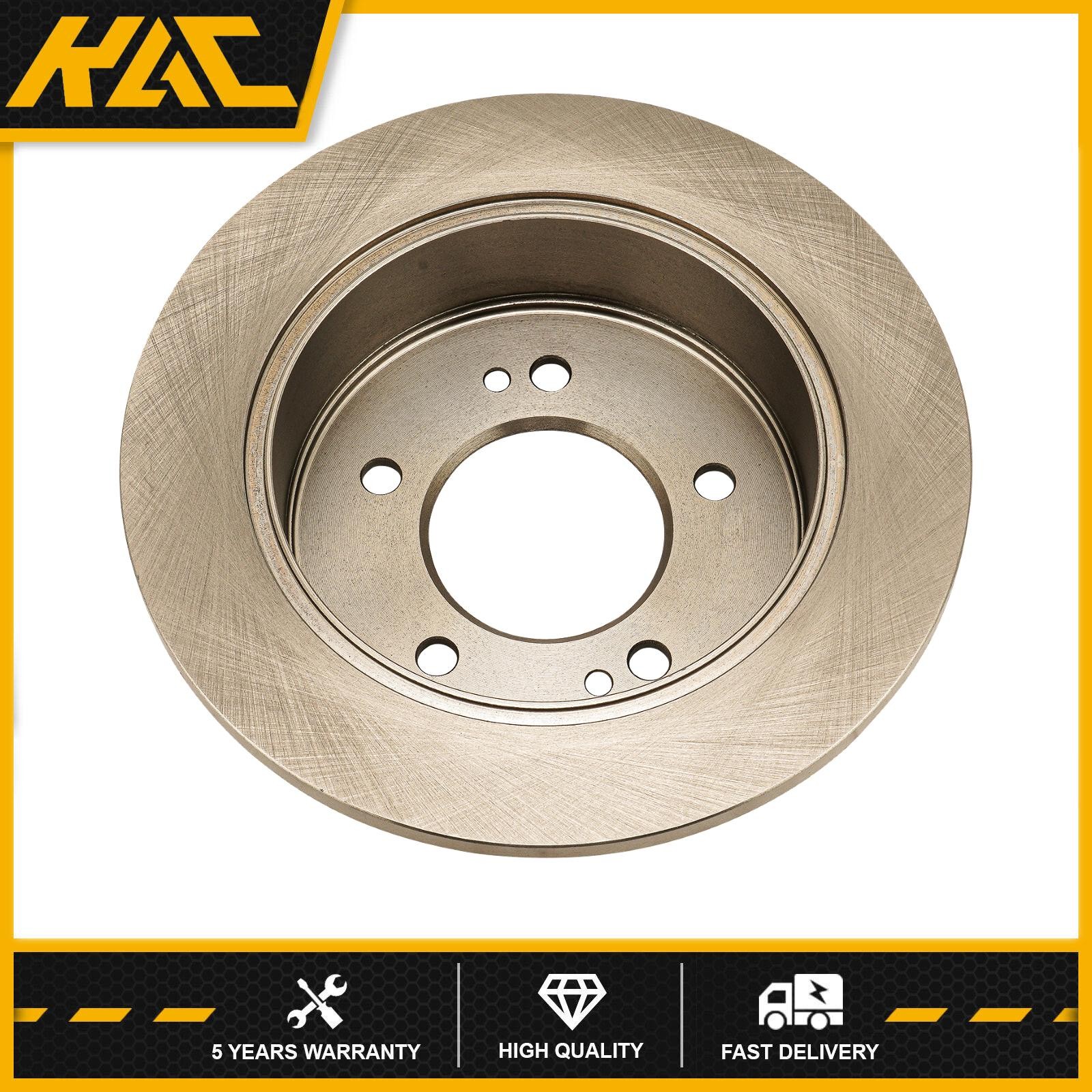Rear Brake Rotor Fits Kia Optima All 2007-2010 Sportage 2L 2005-2010 PP980095