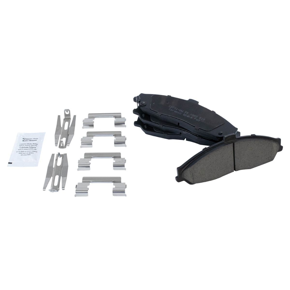 Performance Brake Rotor Drilled Slotted & Ceramic Pad Front & Rear Kit