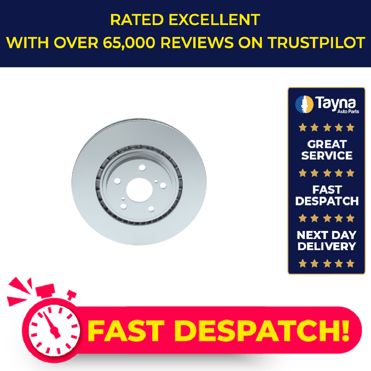 2x Brake Discs Pair Vented fits LEXUS NX300 2.0 Front 2017 on 8AR-FTS 328.3mm