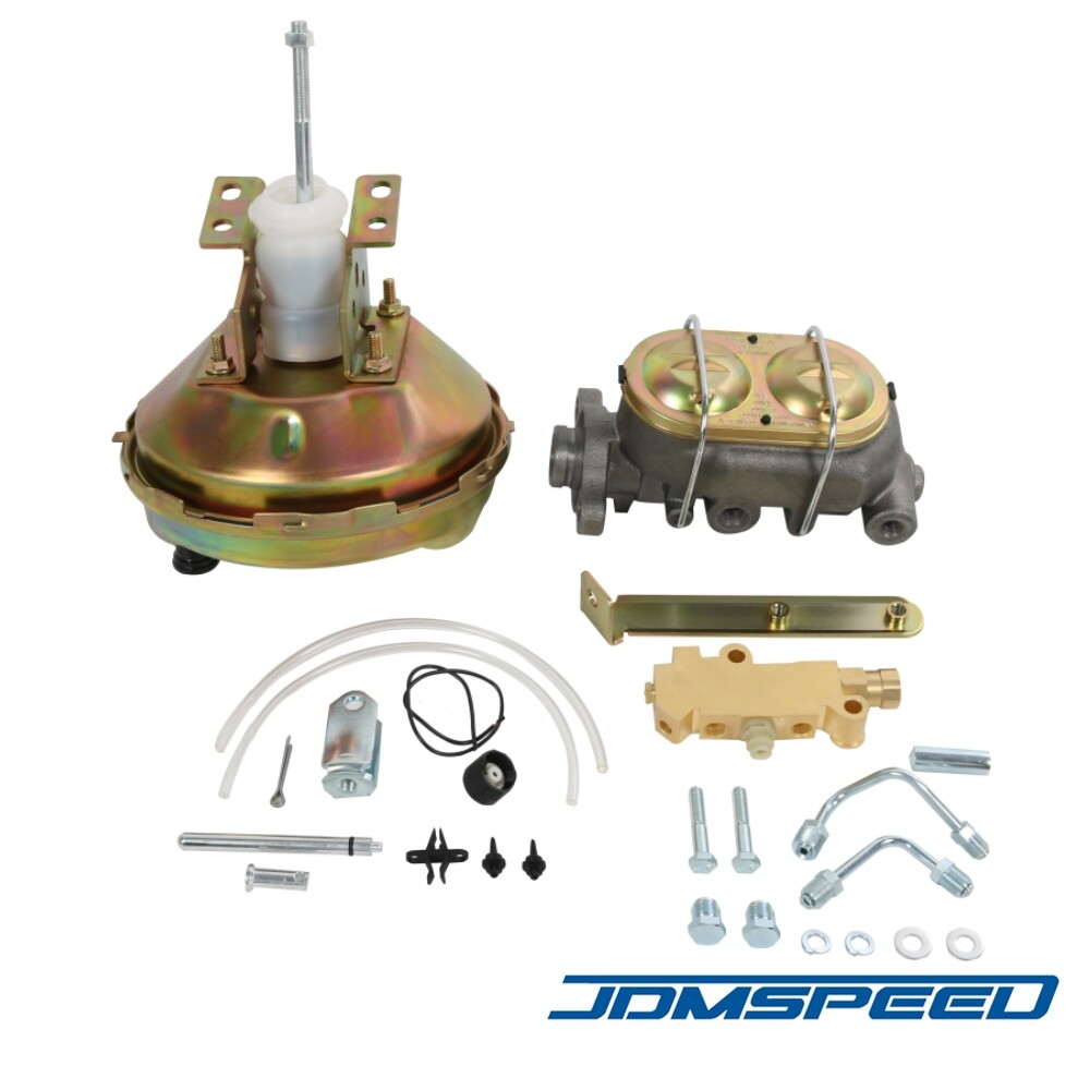 Disc Brake Conversion Kit 9″ Booster Drilled Rotors For 1964-1972 GM A,F, X Body