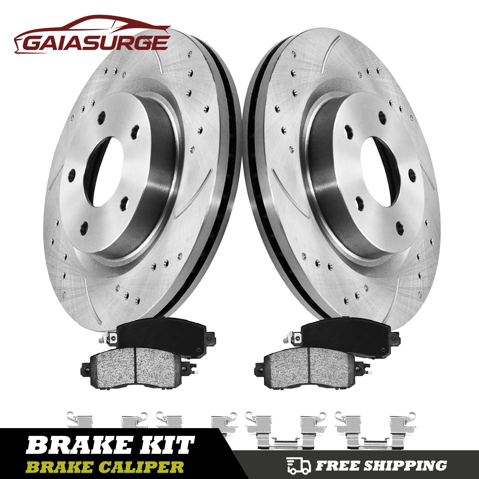 AWD 11.65 inch Front Disc Brake Rotors Pads for 2012-2016 Honda Crosstour CR-V