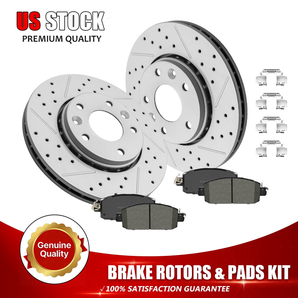 Front Brake Rotors Ceramic Pads For 2020 2021-2024 Nissan Sentra Nissan Kicks