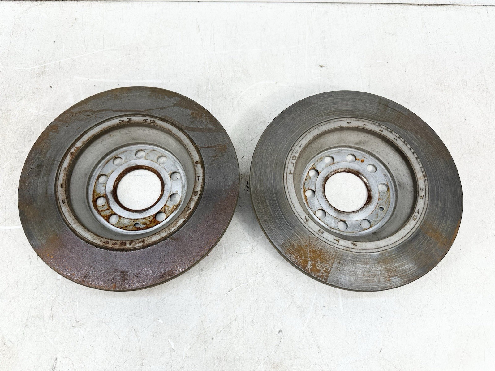 2018 Audi Q3 Rear Left & Right Rotor Set of 2 Used OEM 7K Miles