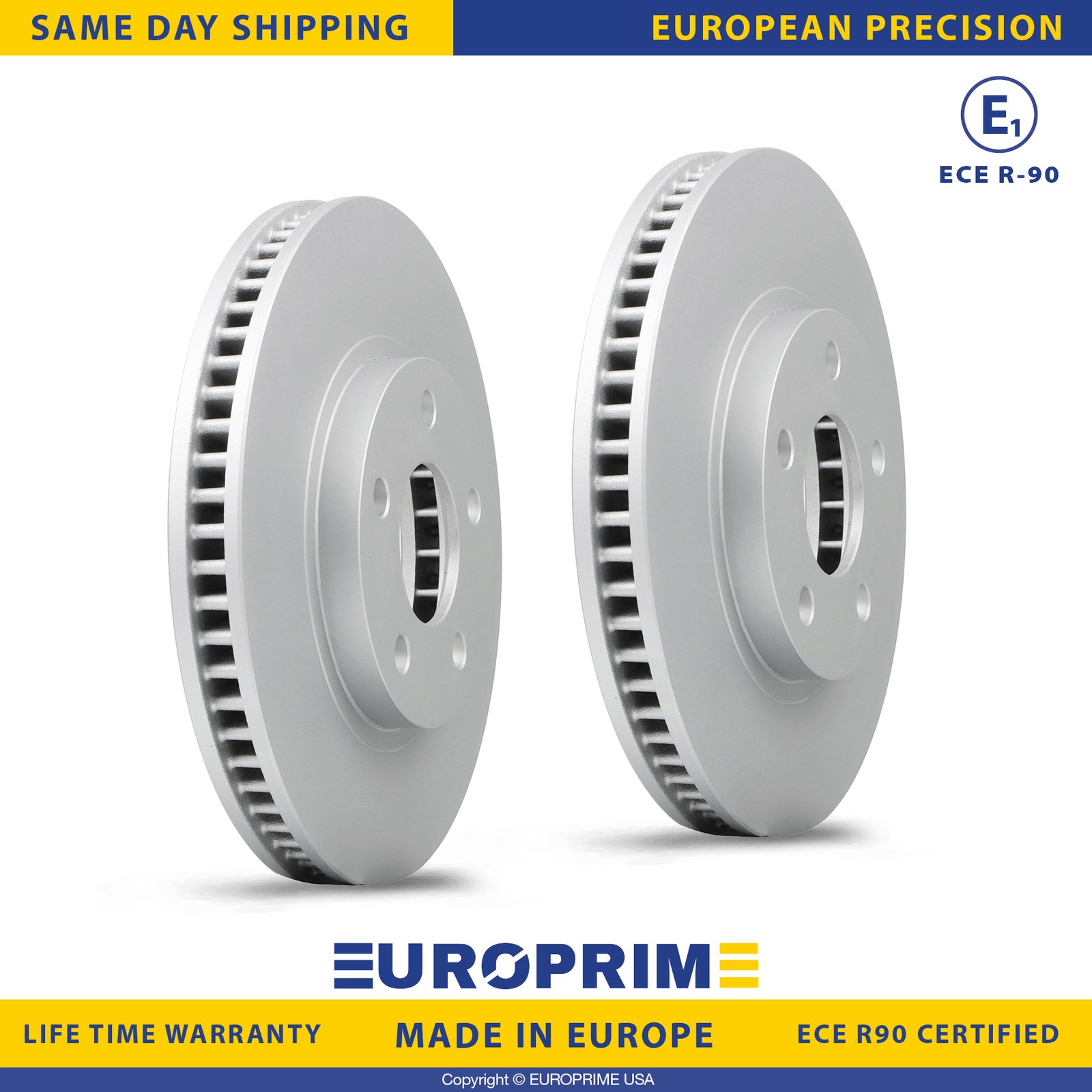 11.92 in Front Brake Rotor Set for 00-05 Buick Lesabre 97-04 Park Avenue Riviera