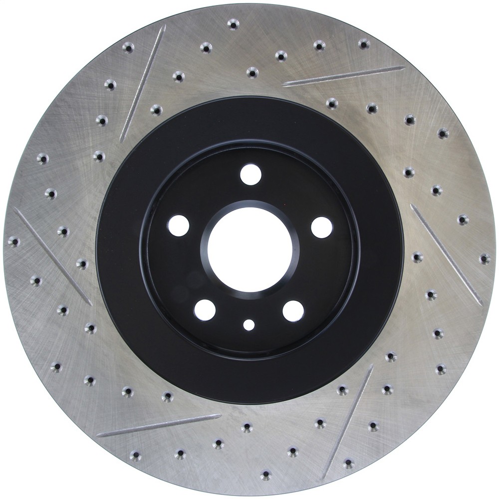 StopTech 127.62128L Front Left Drilled Disc Brake Rotor for 2009-15 Cadillac CTS