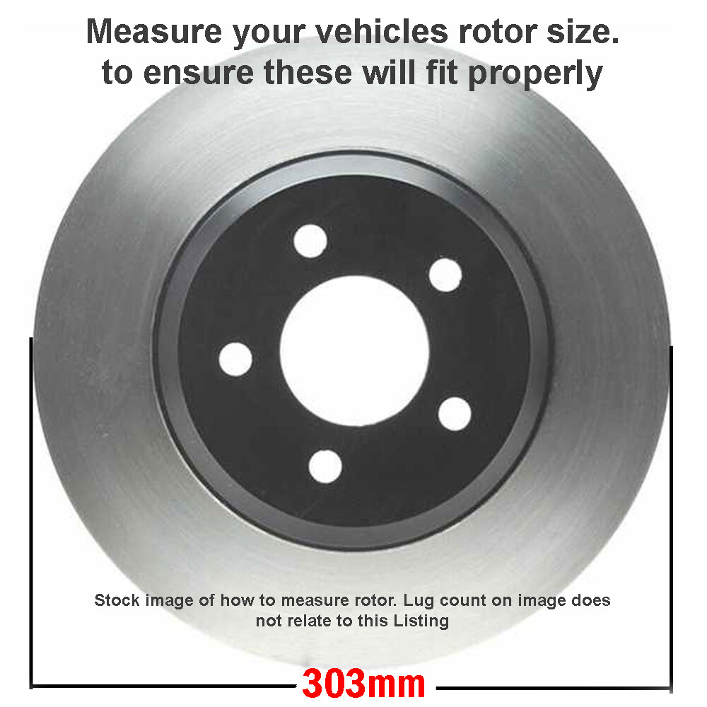 Front Disc Rotors + Brake Pads for Ford Escape Mazda Tribute Mercury Mariner
