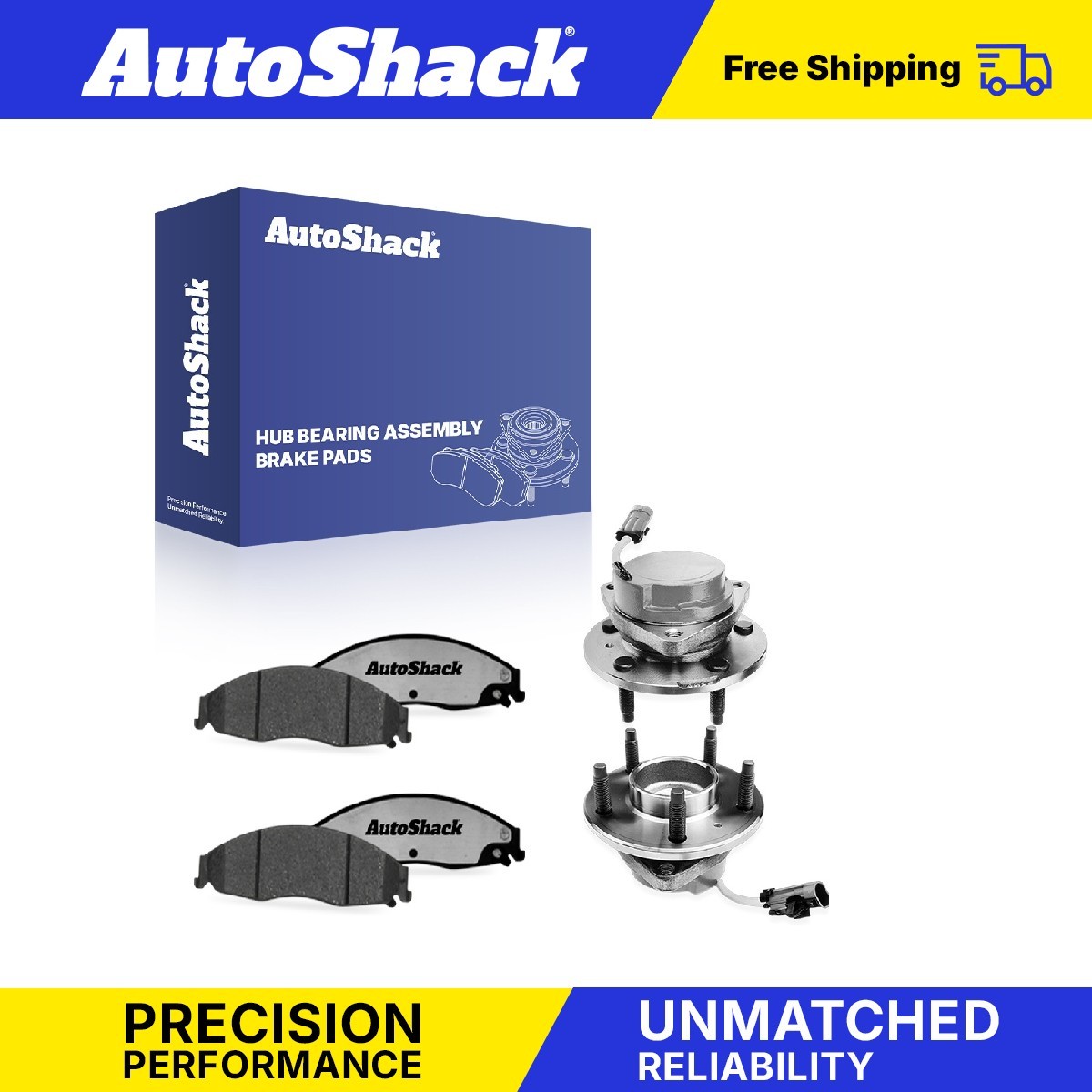 Front Ceramic Pads Hub Bearing Assemblies for Cadillac, CTS 2003-2007