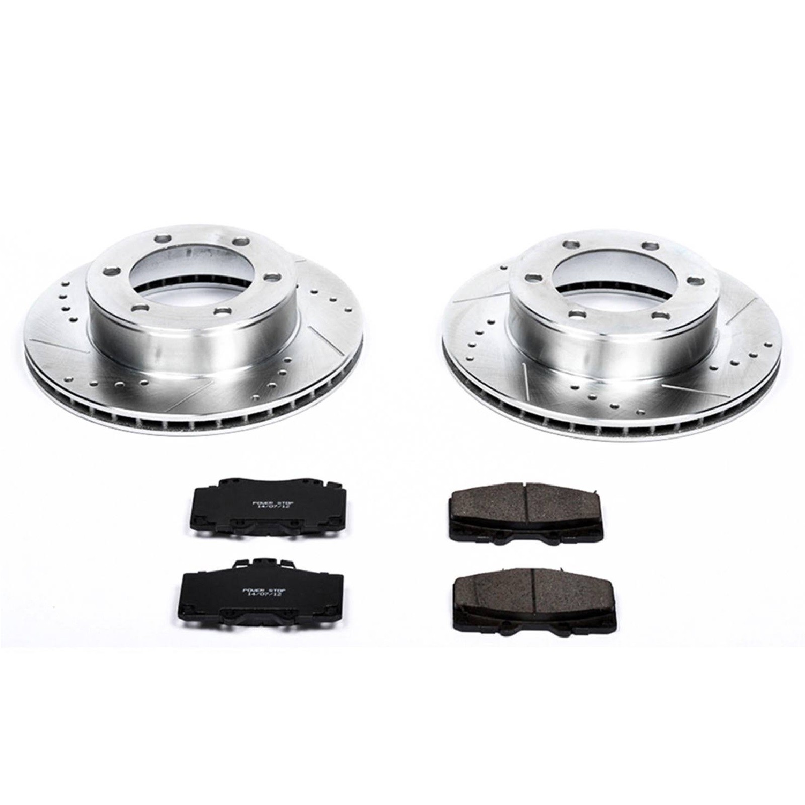 Powerstop K1233 High-Performance Carbon-Fiber Front Brake Evolution Sport Kit