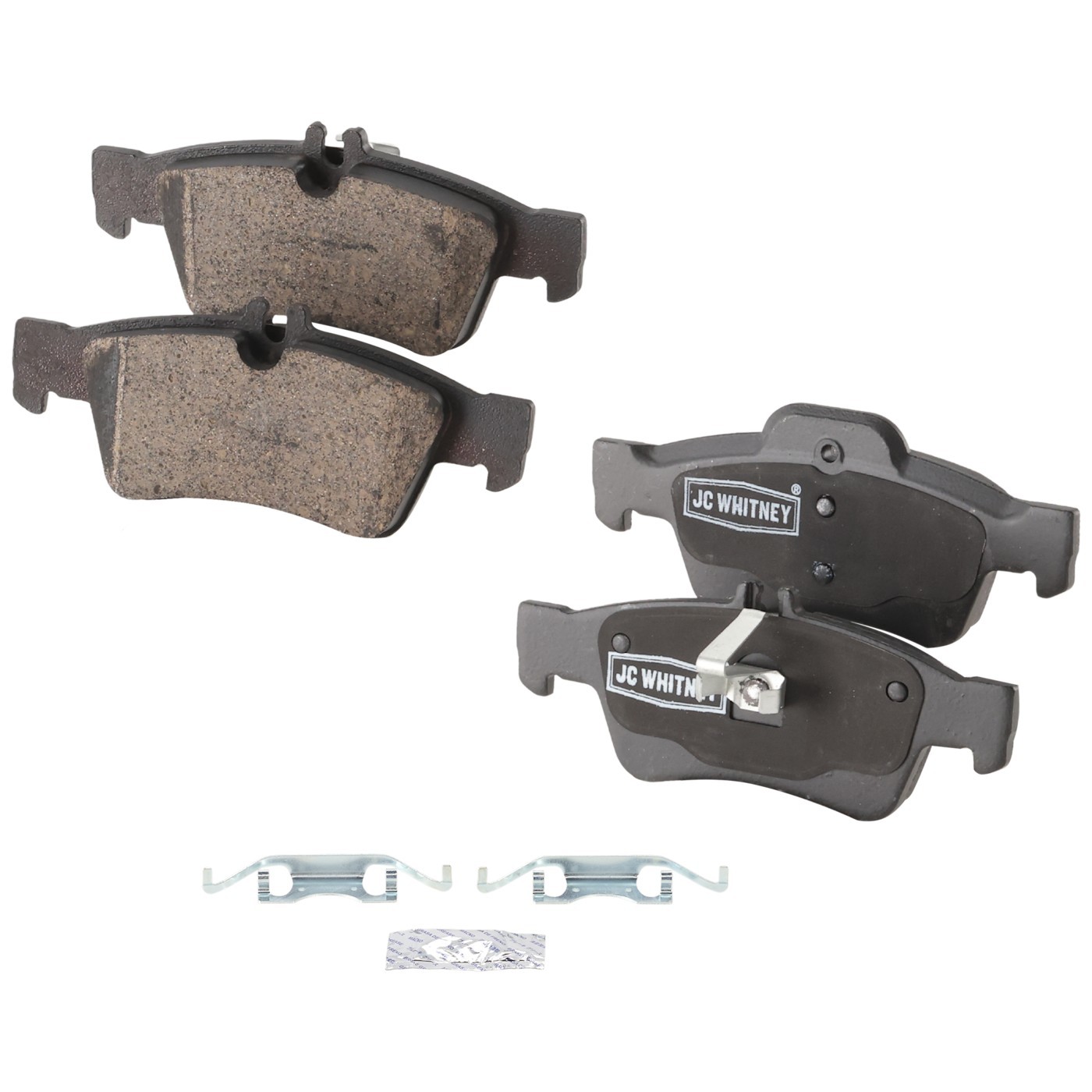 Rear Brake Disc and Pad Kit For 2003-2009 Mercedes Benz E320 Plain Surface