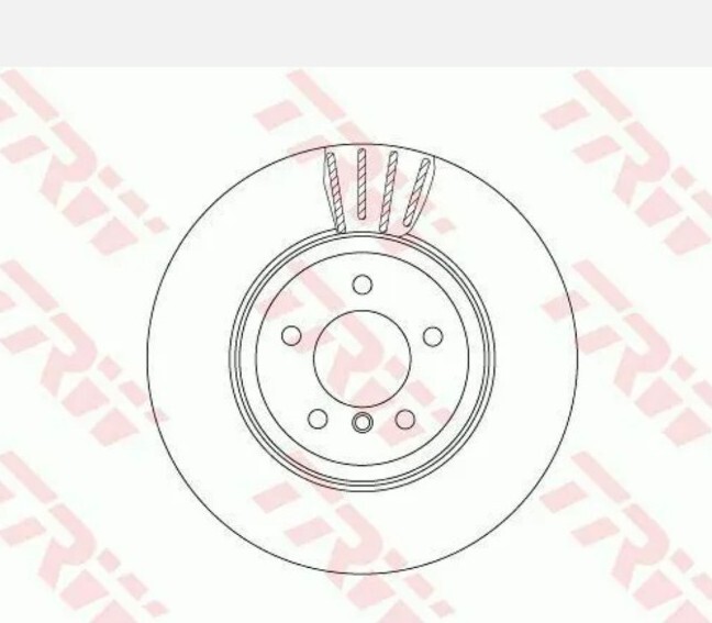TRW Brake Disc Front DF6625S 3322938246198