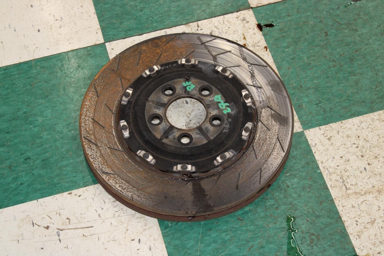 Single 15-23 Challenger 6.2L Hellcat Front LH Or RH Two 2 Piece Brake Rotor OE
