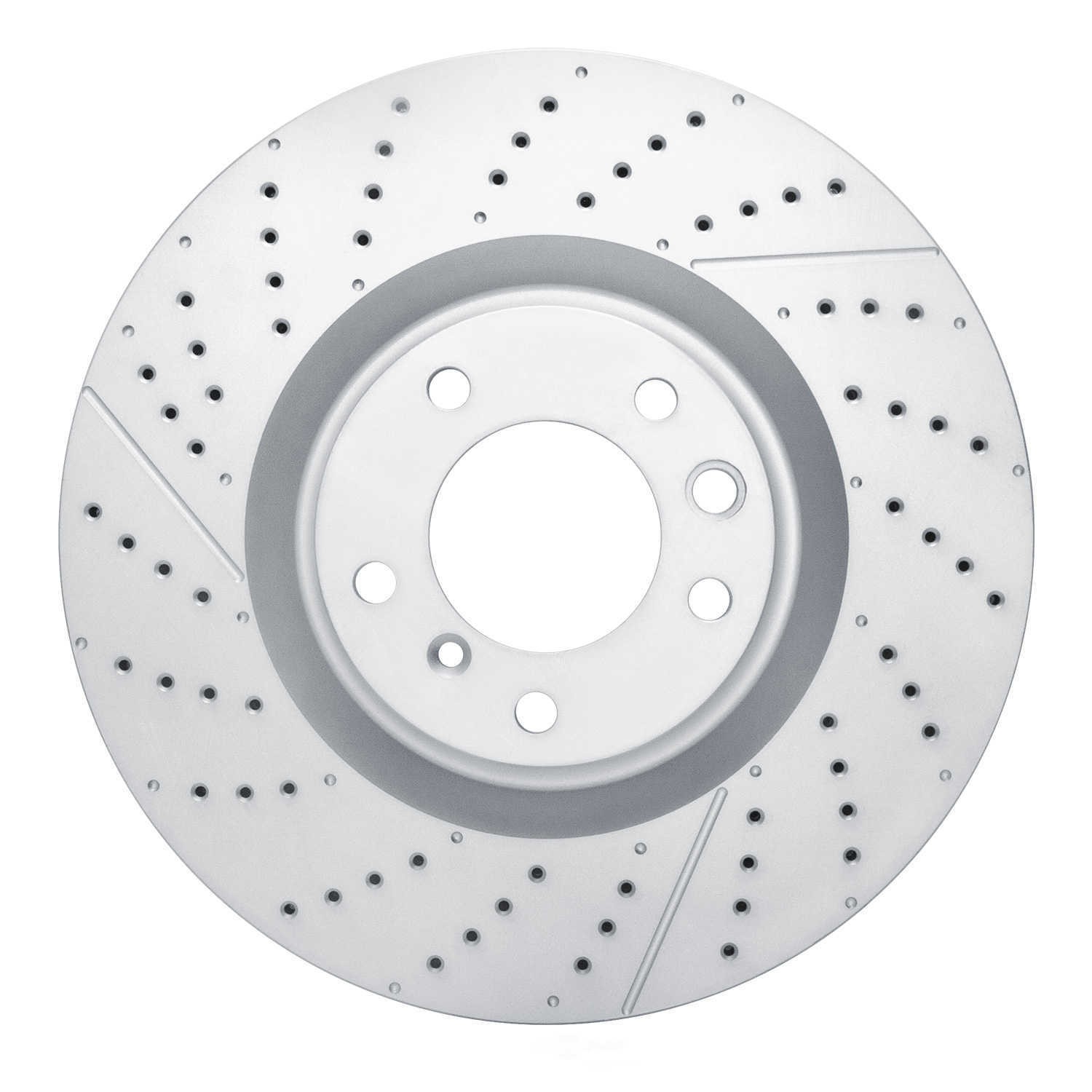 Disc Brake Rotor-Geospec Coated Rotor – Drilled And Slotted DFC 634-63147