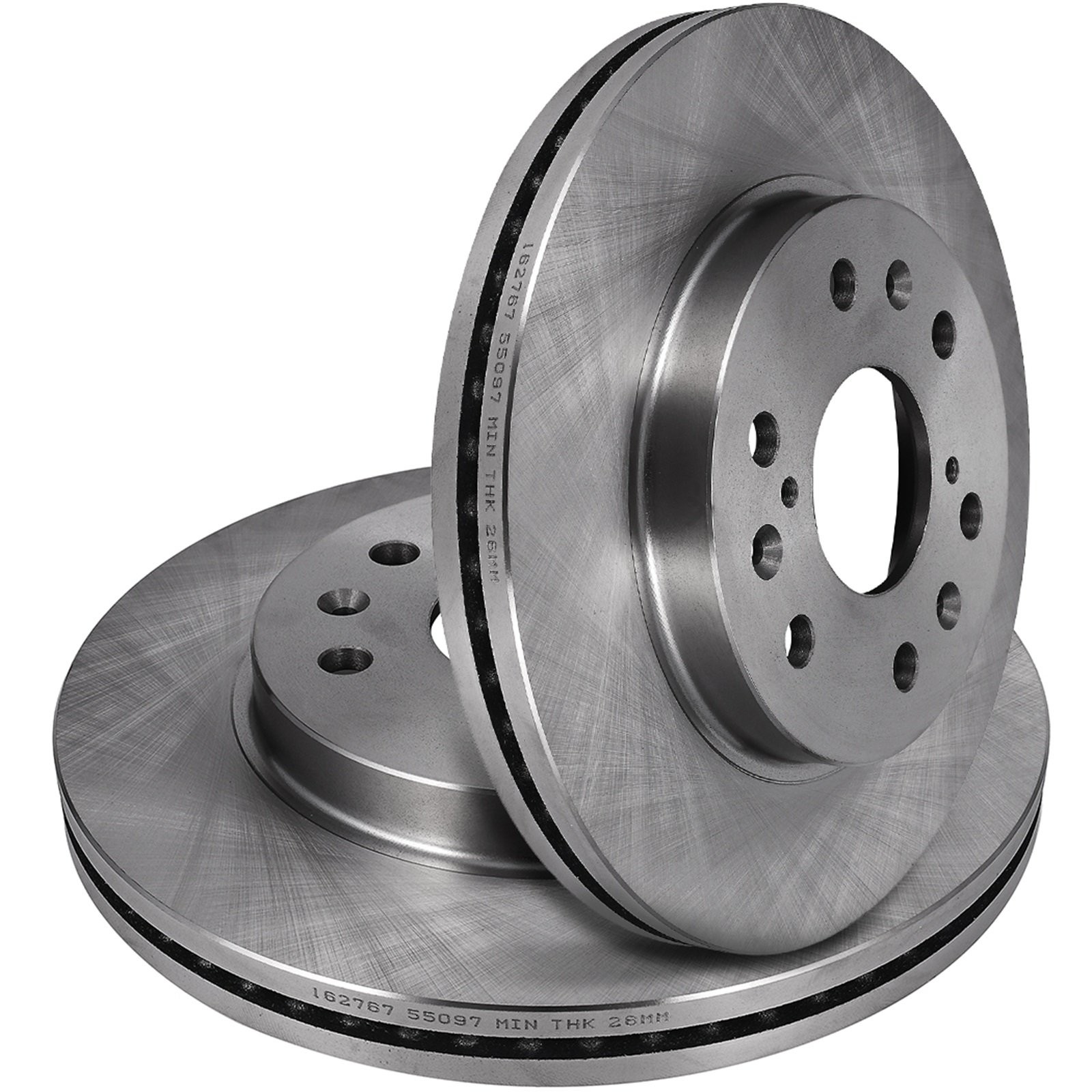 Front Vented Discs Brake Rotors For 2005-2013 Chevrolet Silverado 1500 4.8L