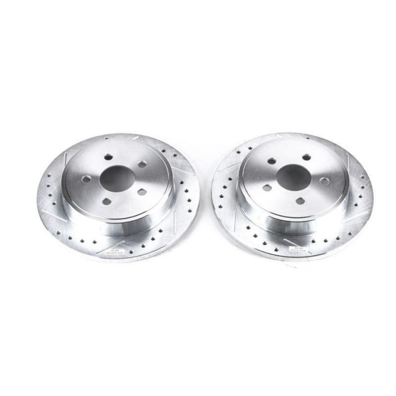 Power Stop AR8353XPR Evolution Drilled & Slotted Rotors for Dodge Neon &