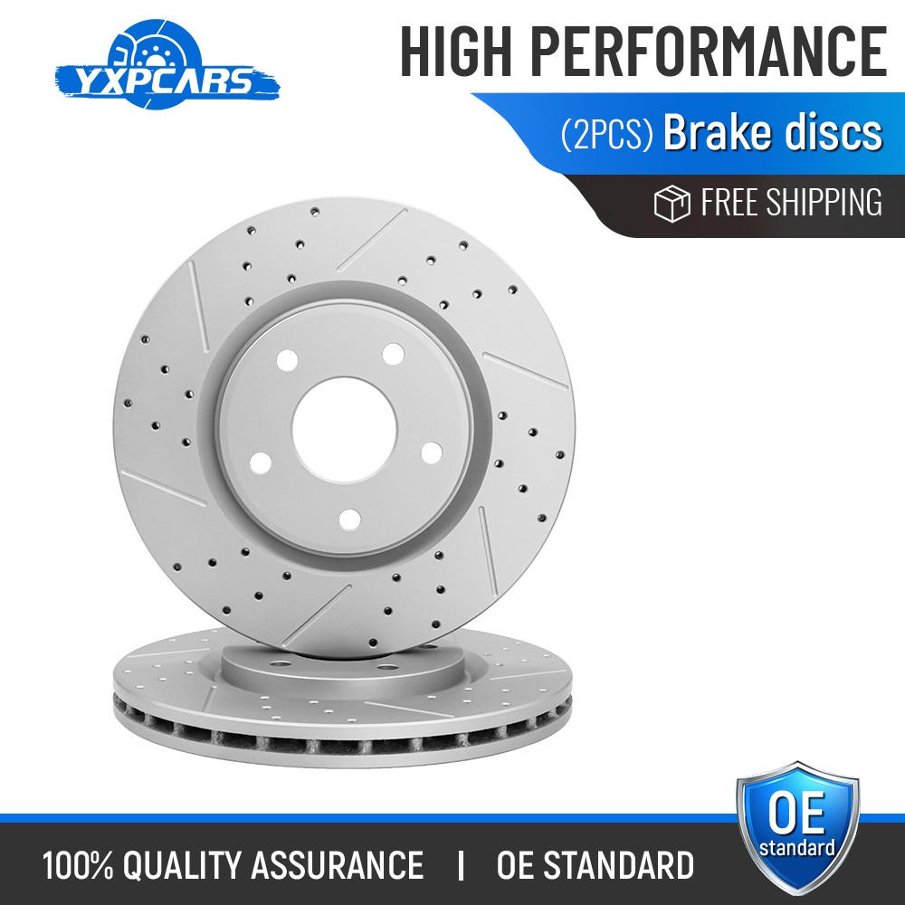 330mm Front Drilled Disc Brake Rotor for Chrysler Pacifica Grand Caravan Journey