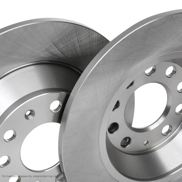 2X APEC Rear Brake Discs for AUDI A6 C6 2004-11 302mm Solid DSK2290