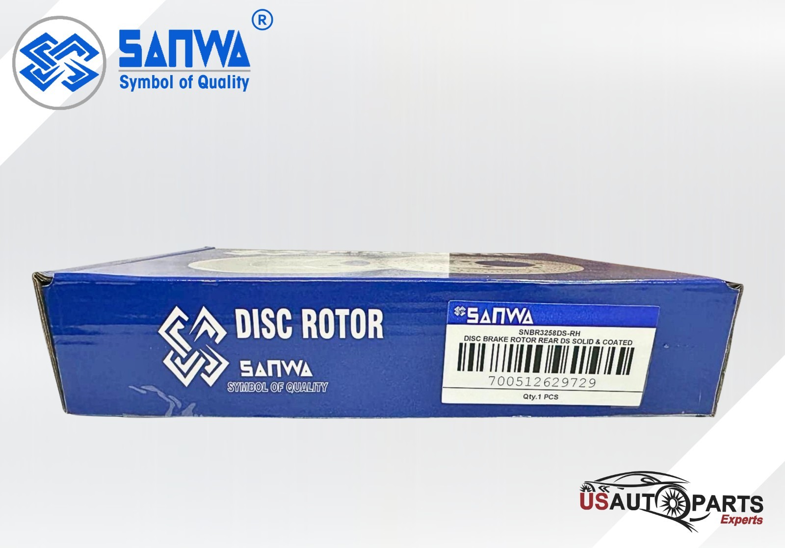 SABRAKE ROTOR REAR DS SOLID&GEOMET COATED FOR ACURA HONDA INTEGRA 1.8L 90-01