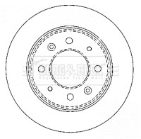 2x Brake Discs Pair Solid fits KIA CERATO LD 1.5D Rear 05 to 06 D4FA 257mm Set