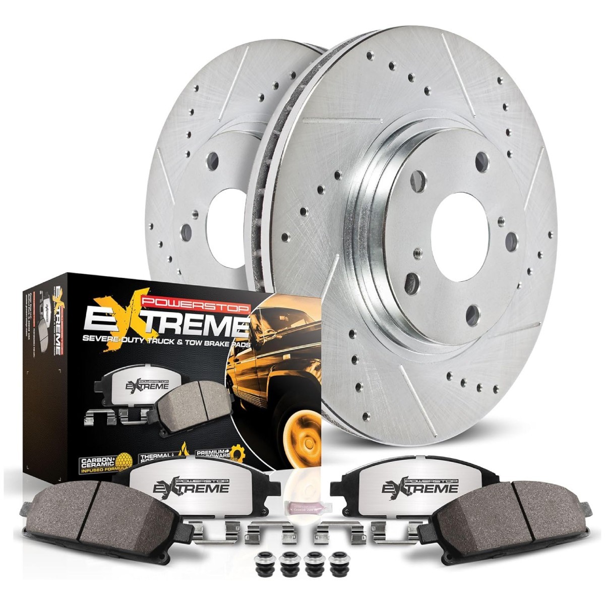 PowerStop K3167-36 Front Brake Kit For 10-21 Expedition & Navigator, 10-20 F-150
