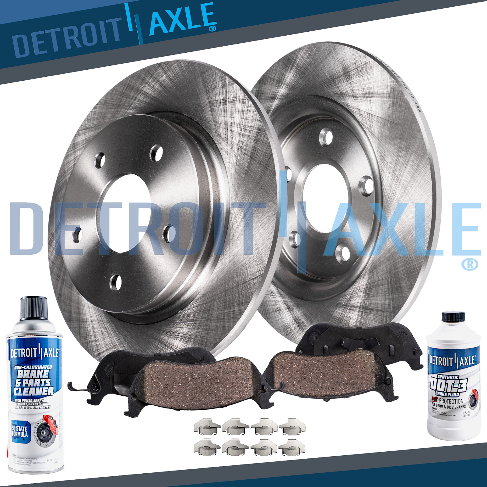 Rear Brake Rotors + Ceramic Pads for 1994 – 1996 1997 1998 Jeep Grand Cherokee