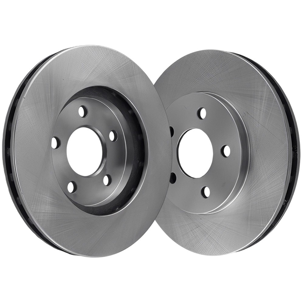 Front Right & Front Left Disc Brake Rotors For Chrysler Town & Country 00-96