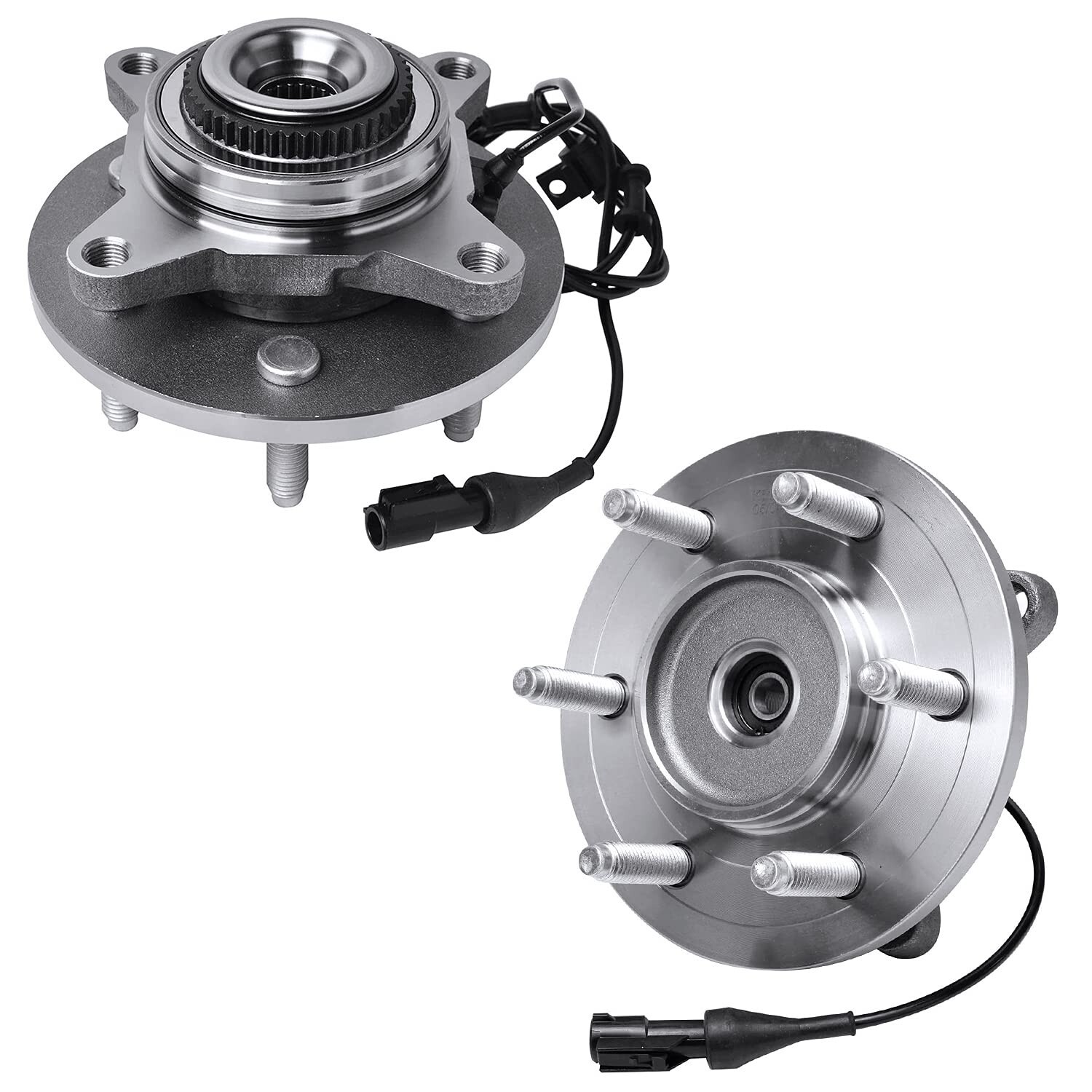 4WD 19pc Front CV Axle Control Arm Brake Rotor Hub & Bearing Kit for 05-08 F-150