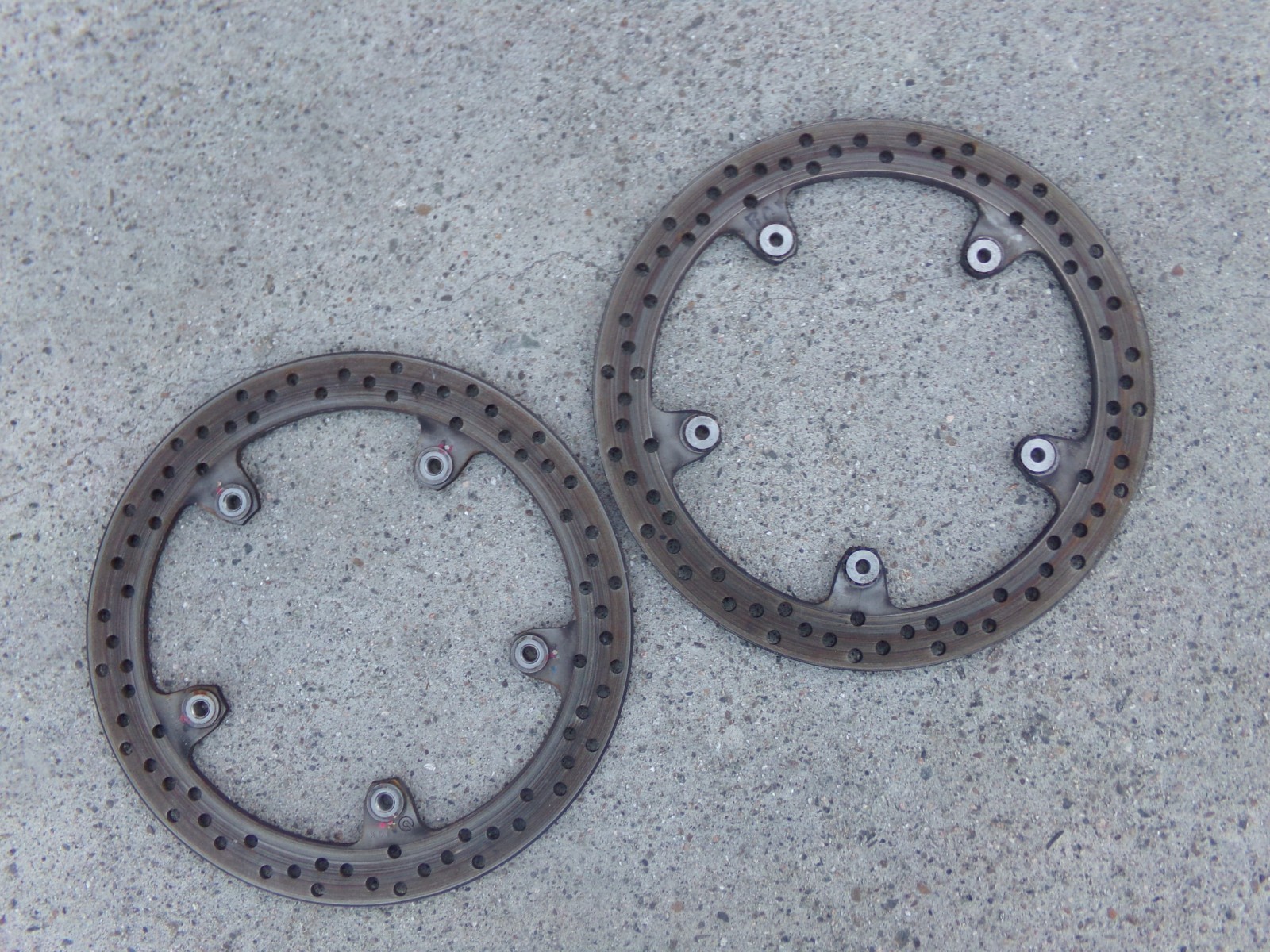 2015 BMW R1200 RTP OEM FRONT BRAKE DISC ROTOR SET 4.45 MM FITS: 14-18