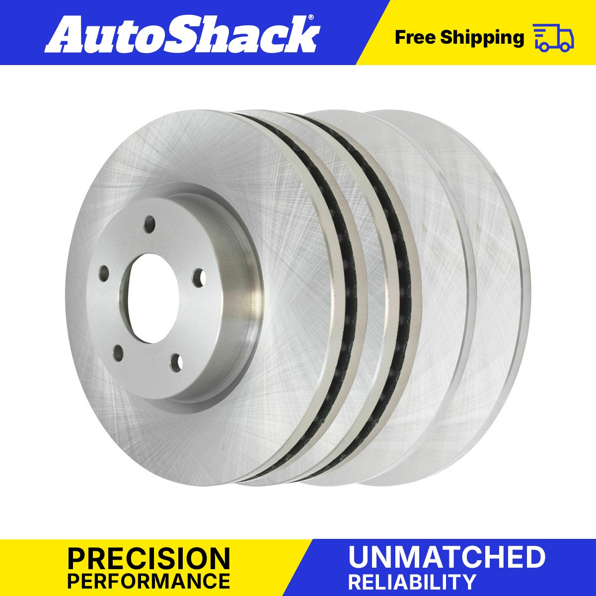 Front & Rear Brake Rotors Set of 4 for 2007-2012 Mitsubishi Outlander 2.4L 3.0L